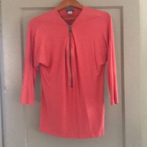 Pink 3/4 sleeve tunic